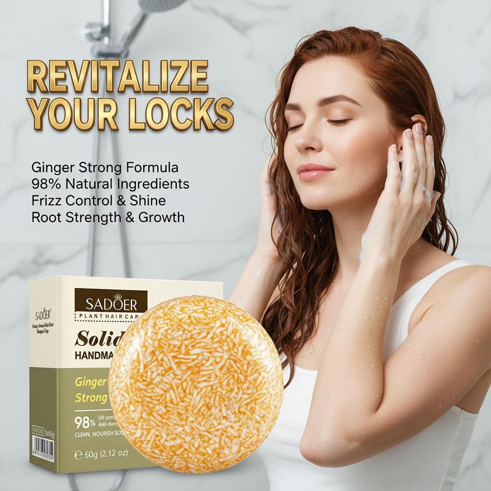 Barra de Shampoo de Gengibre A - Hair Care Organic avaliação e preço